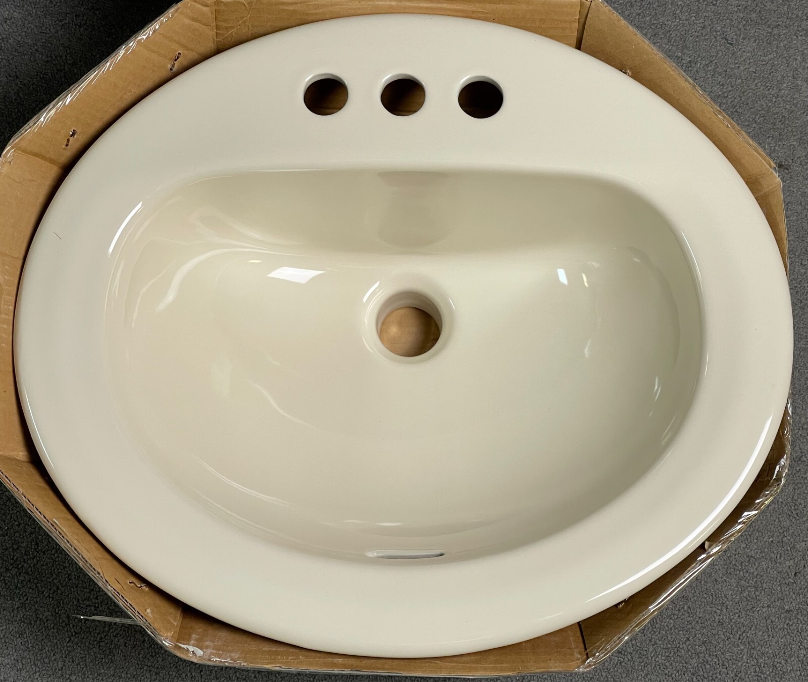 Drop-In Bathroom Sink in Bone color NEW gallery