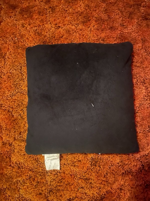 Silver Red Black Sequin Reversible Square Decorative Throw Pillow gallery