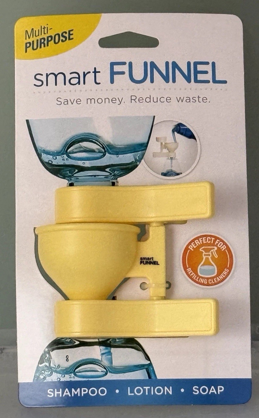 Smart Funnel By Cumberland Concepts Yellow Multi-Purpose House Funnel - NEW gallery