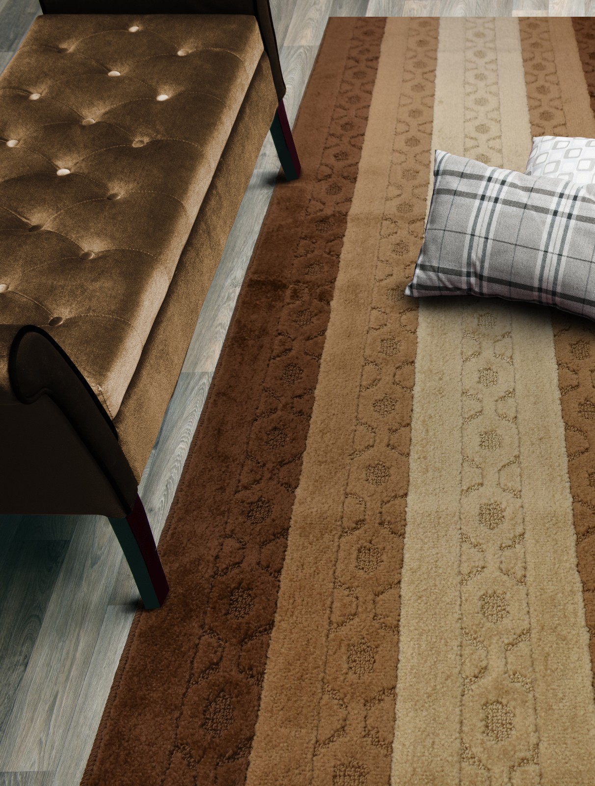Custom Size Runner Rug, Slip Resistant, 26 Inch Wide X Your Choice of Length gallery