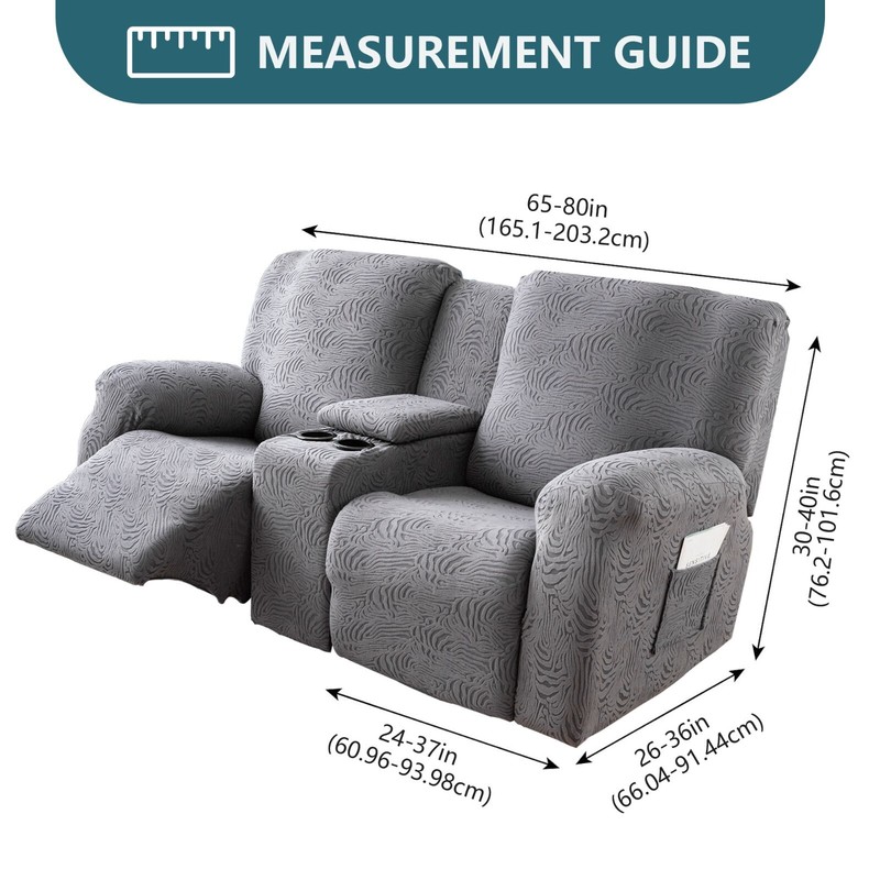 Recliner cover, stretch sofa cover, center control with armrests soft sofa cover gallery