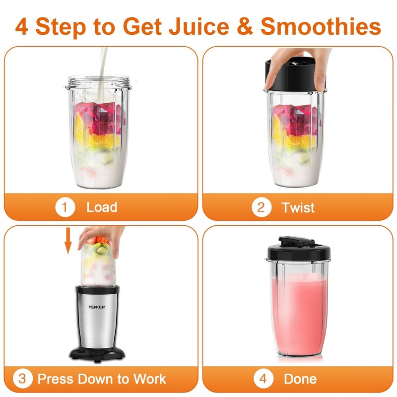 KOIOS 850W Electronic Blender for Shakes Smoothies Personal Blenders for Kitchen gallery