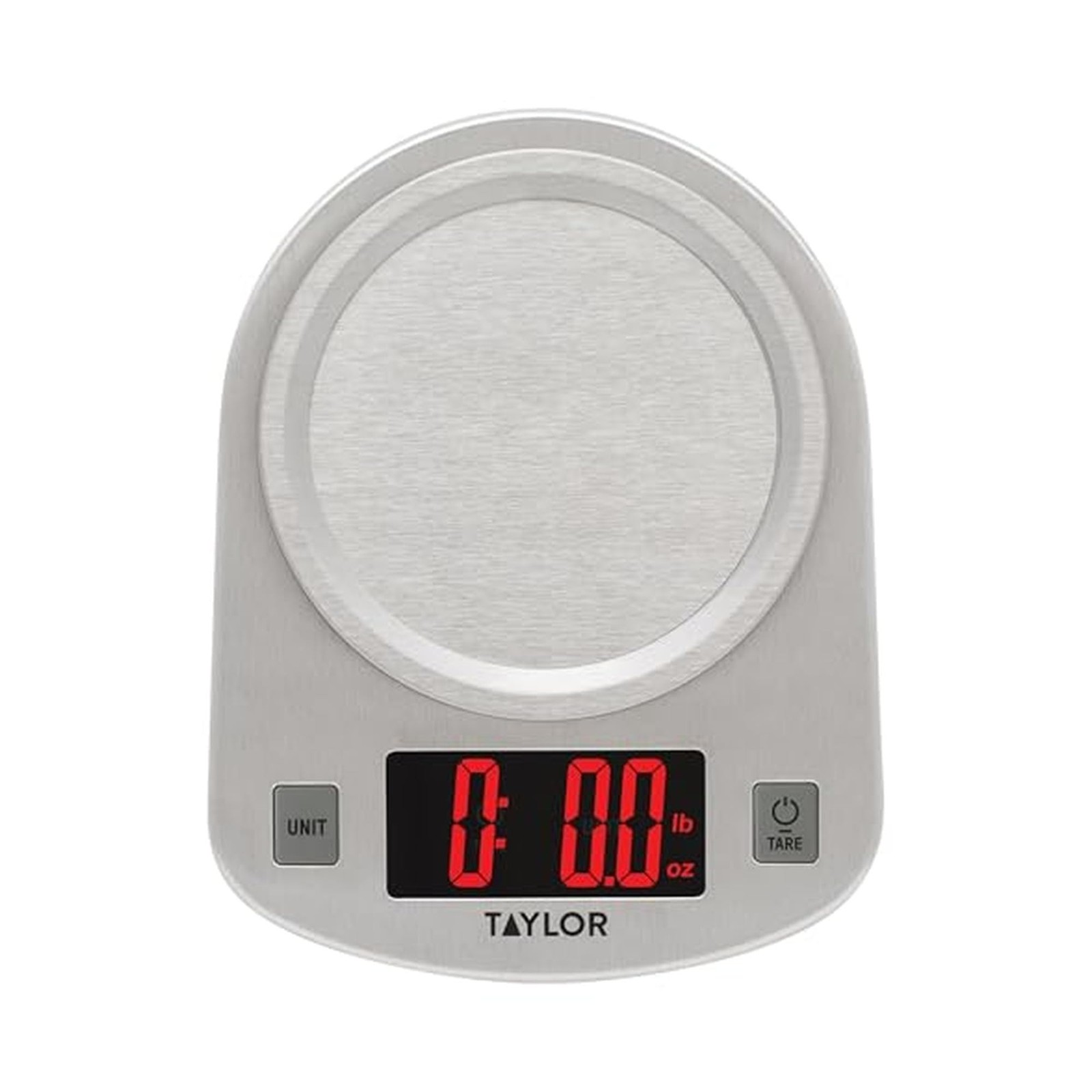 Taylor Digital Kitchen Scale, 11 pound capacity, Steel 11 Pounds gallery