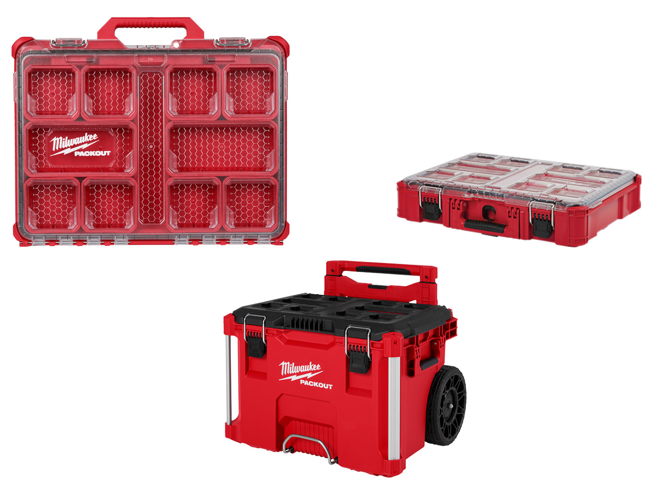 Milwaukee 48-22-8427 PACKOUT 3 Piece Kit w/ Organizers gallery