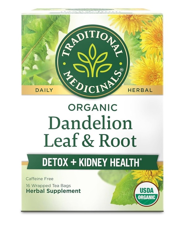 Detoxifying Dandelion Leaf & Root Tea - Organic, Compostable, 16 Bags for Health gallery