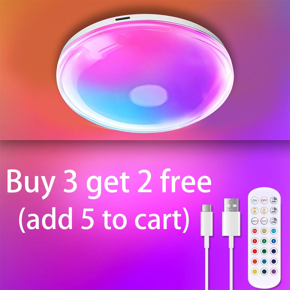 Rechargeable 15 RGB Colors Shower Light with Remote, Wireless Battery Operated gallery