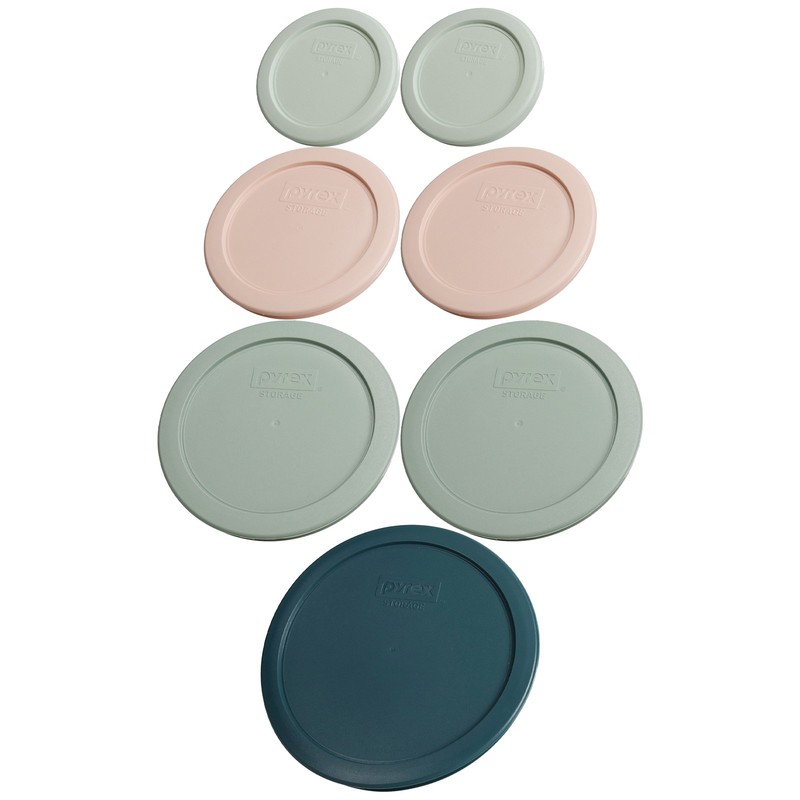 Pyrex 7 Pack - (2) 7202-PC, (2) 7200-PC, (2) 7201-PC, (1) 7402-PC Lids gallery