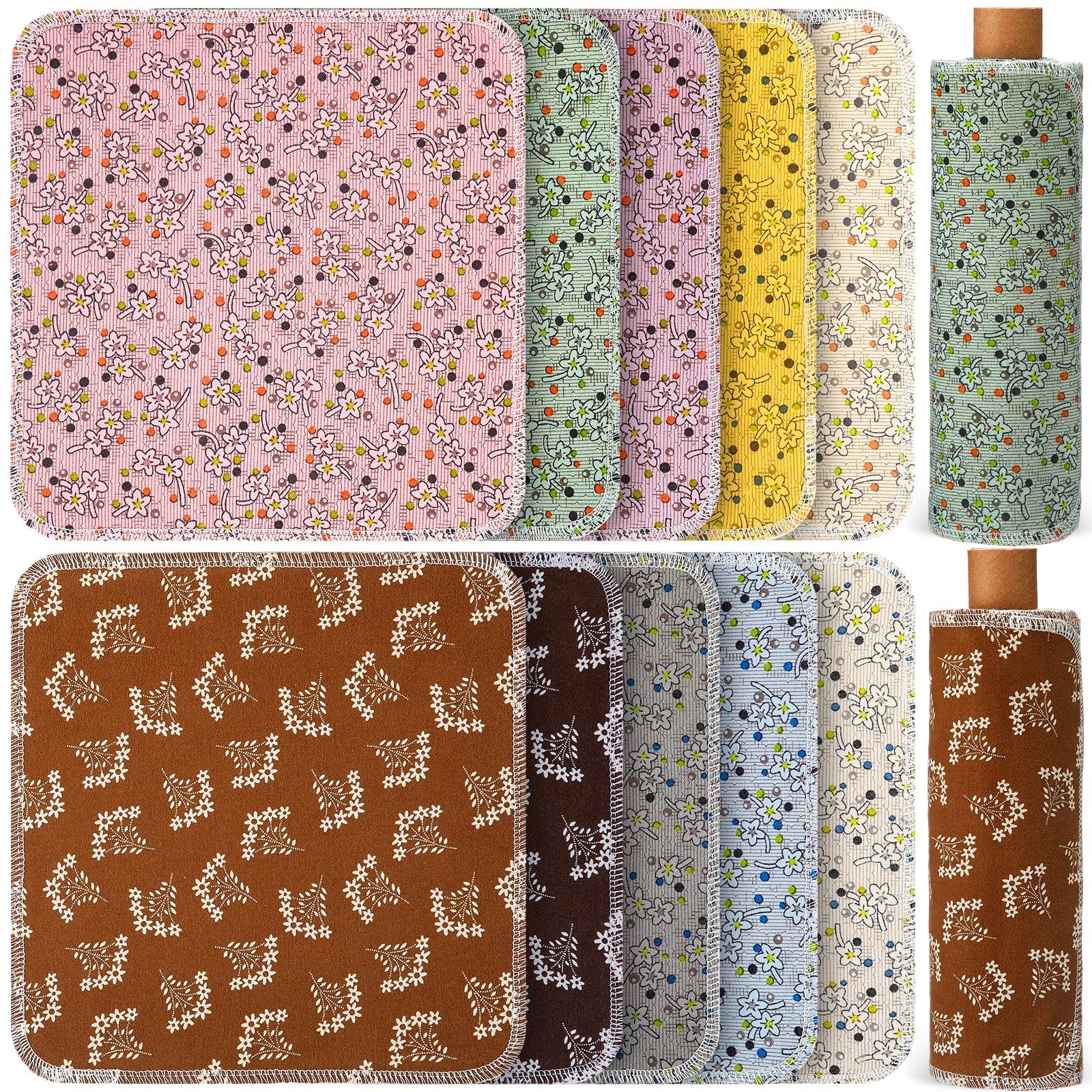Redbaker 50 Pcs Reusable Paper Towels Paperless Small, As Pictures Shown gallery