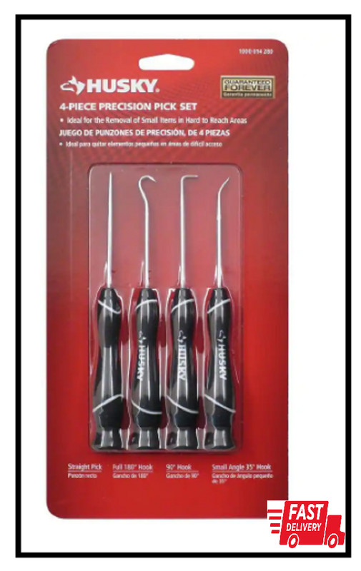 Husky Precision Hook and Pick Tool Set 4-Piece Durable construction New gallery