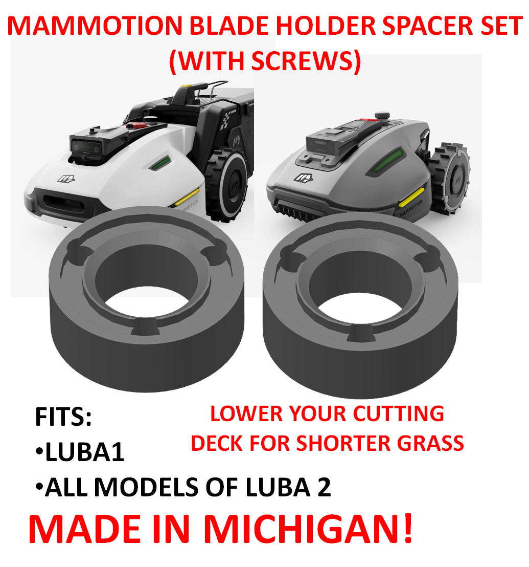 5mm CUTTING DISK SPACER SET WITH SCREWS FOR ALL Mammotion Yuka cutting disc gallery