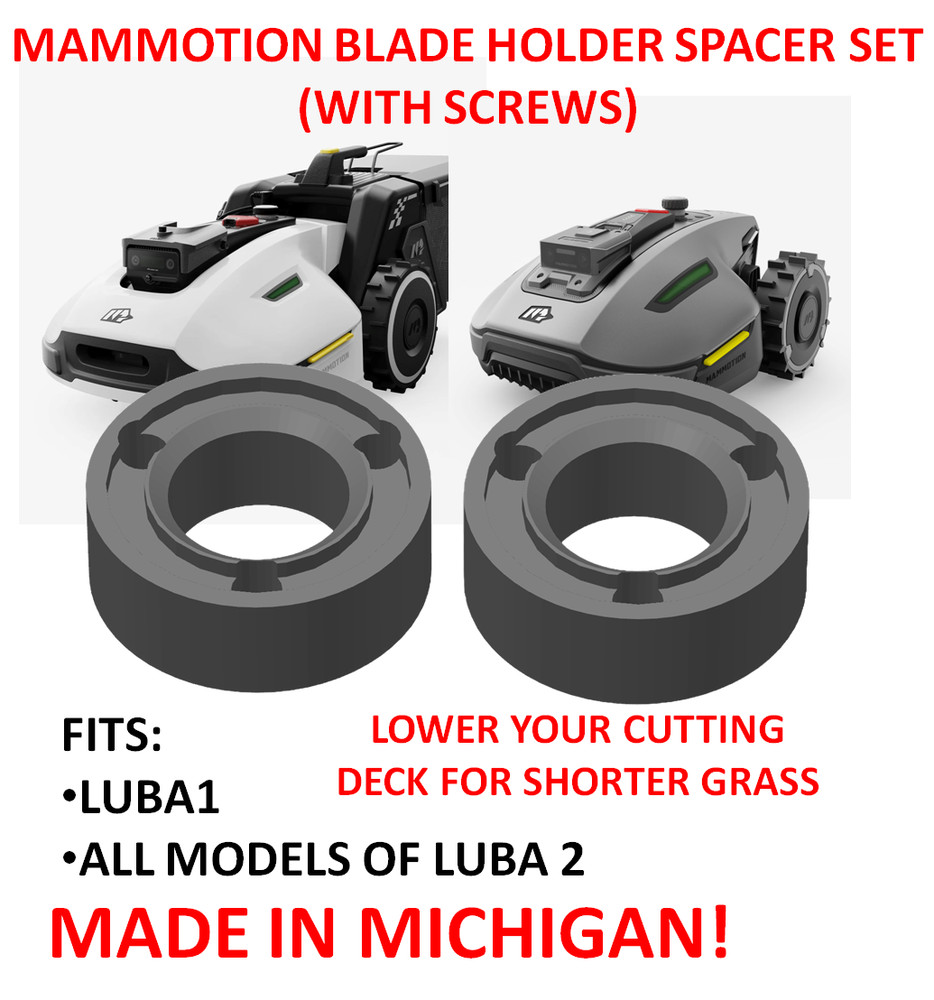 5mm CUTTING DISK SPACER SET WITH SCREWS FOR ALL Mammotion Yuka cutting disc