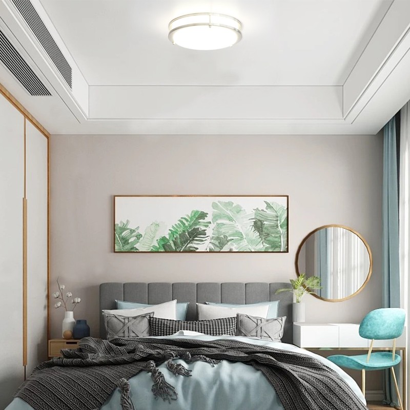 12'' 2Pack Dimmable LED Ceiling Light Fixture for Kitchen Bathroom Damp Location gallery