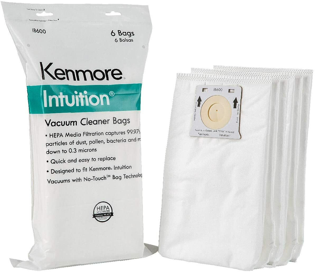 Kenmore Intuition BU4022 Upright vacuum HEPA filter bags IB600 Type--6 bags gallery