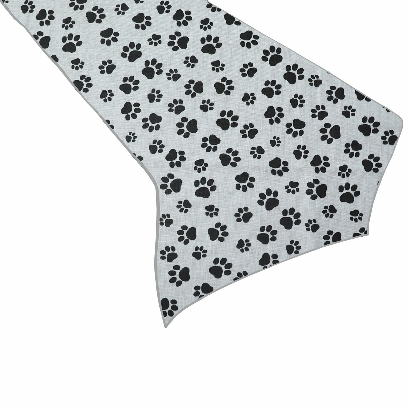 Animal Small Paw Print Cotton Table Runner Kids Room Party Table Decor gallery