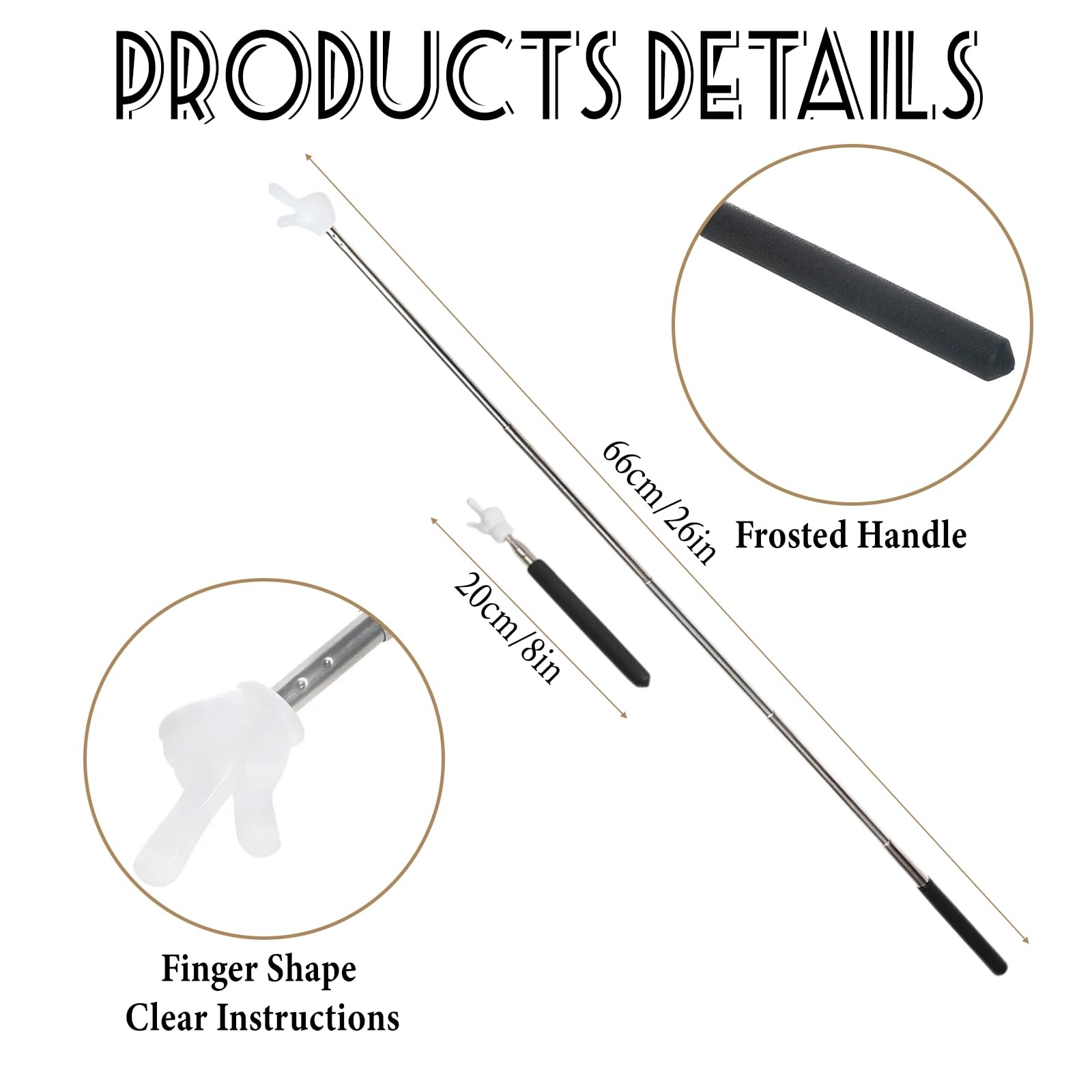 Pointer Finger Stick, Finger Teacher Pointer Stick for Classroom Hand Pointer... gallery