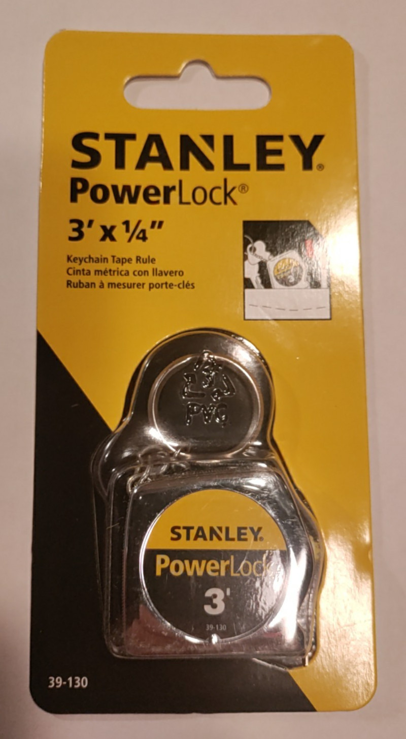 NEW Pair Stanley 39-130 PowerLock Keychain Tape Rule & Screwdriver 4 in 1,66-344 gallery