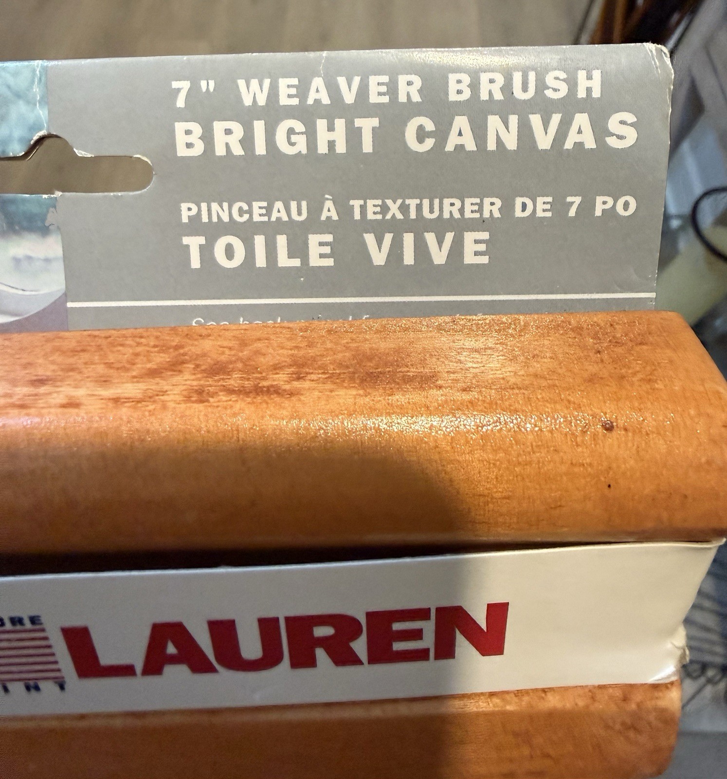 NOS Ralph Lauren 7” Weaver Brush Chambray Paint New in Package USA Made gallery
