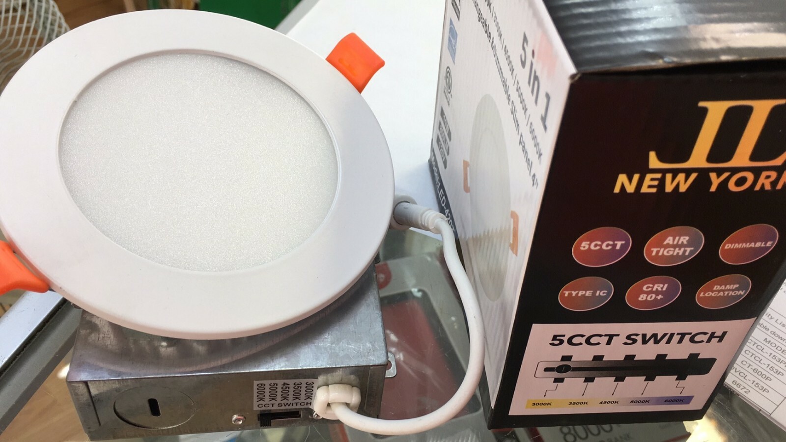 4/6 inch LED Slim Panel Color Changeable&Dimmer 5in1 3000k/3500k/4500k/6000k ETL gallery