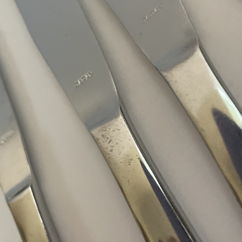 Flatware Silverware 42 Pieces Wheat Design Japan Forks/Spoons/Knives Read Desc. gallery