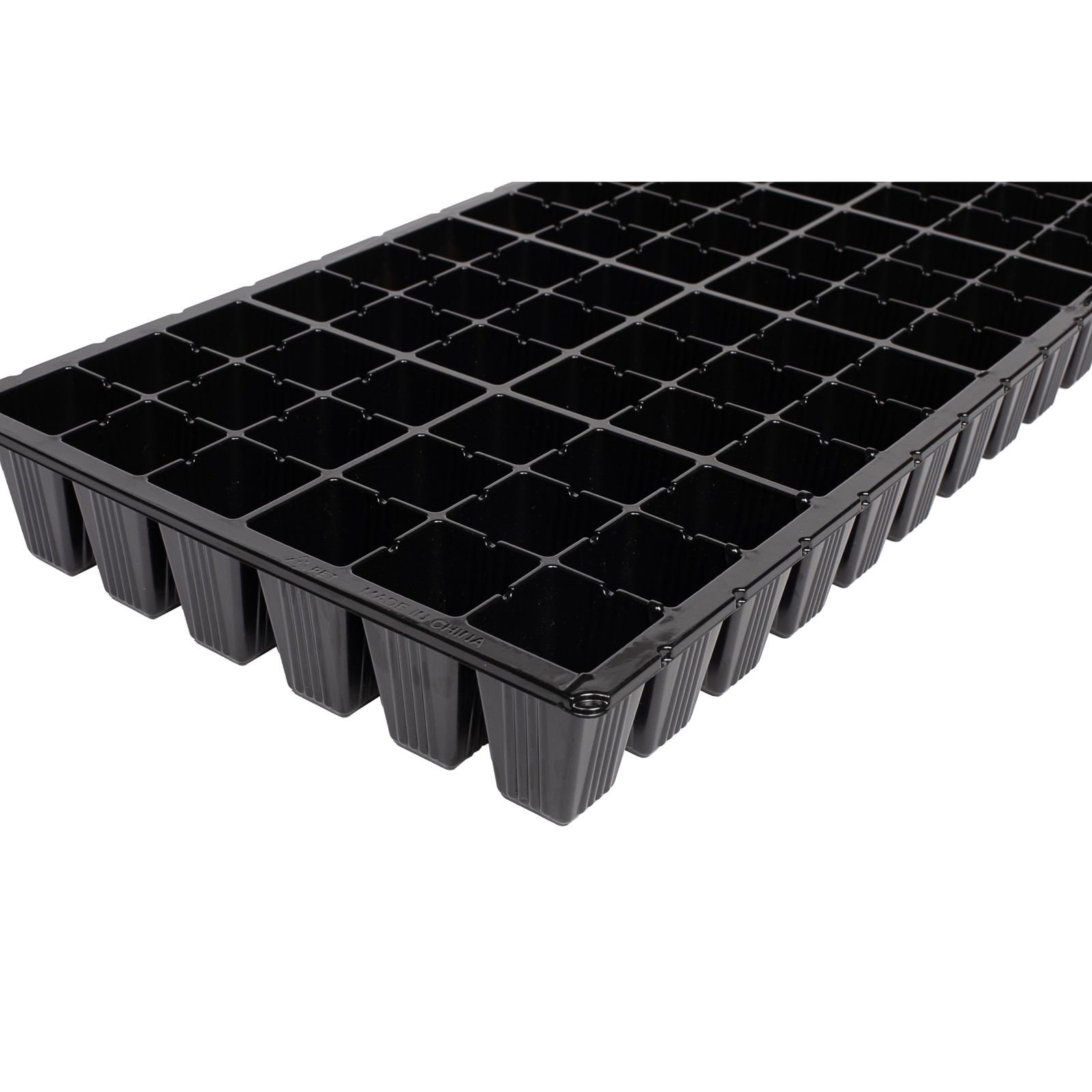 Sunpack 21"x11" 72-Cell Extra Strength Square Insert, Black, Fits 10"x20" Trays gallery