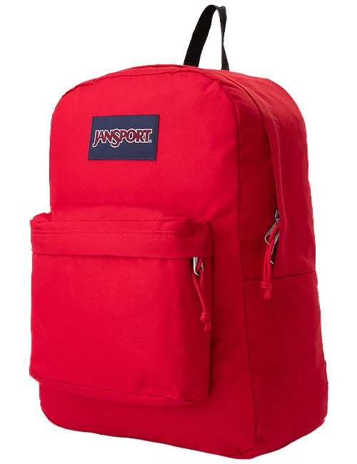 JanSport SuperBreak Plus Red Tape 26L Backpack – JS0A4QUE5XP