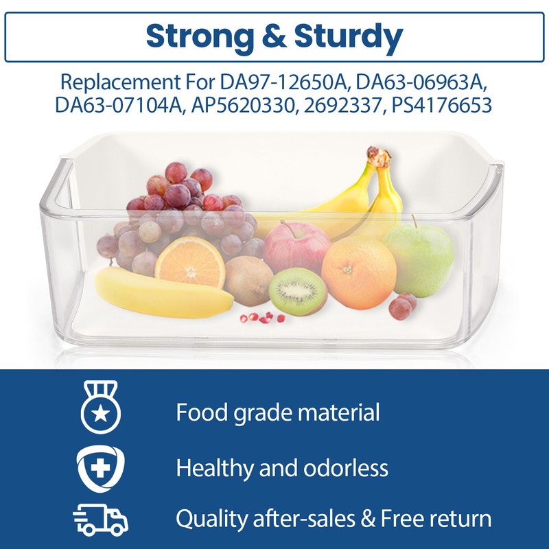 Door Bin Shelf Basket Right Side For SAMSUNG Refrigerators DA97-12650A gallery