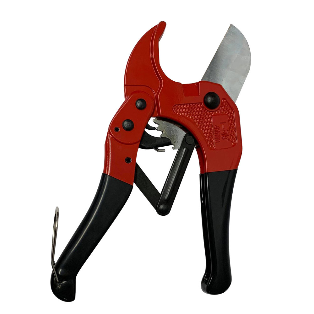 Ratchet-type Tube Pipe Cutter for Cutting O.D.PEX,PVC,Plastic Hoses Up to 1-5/8" gallery