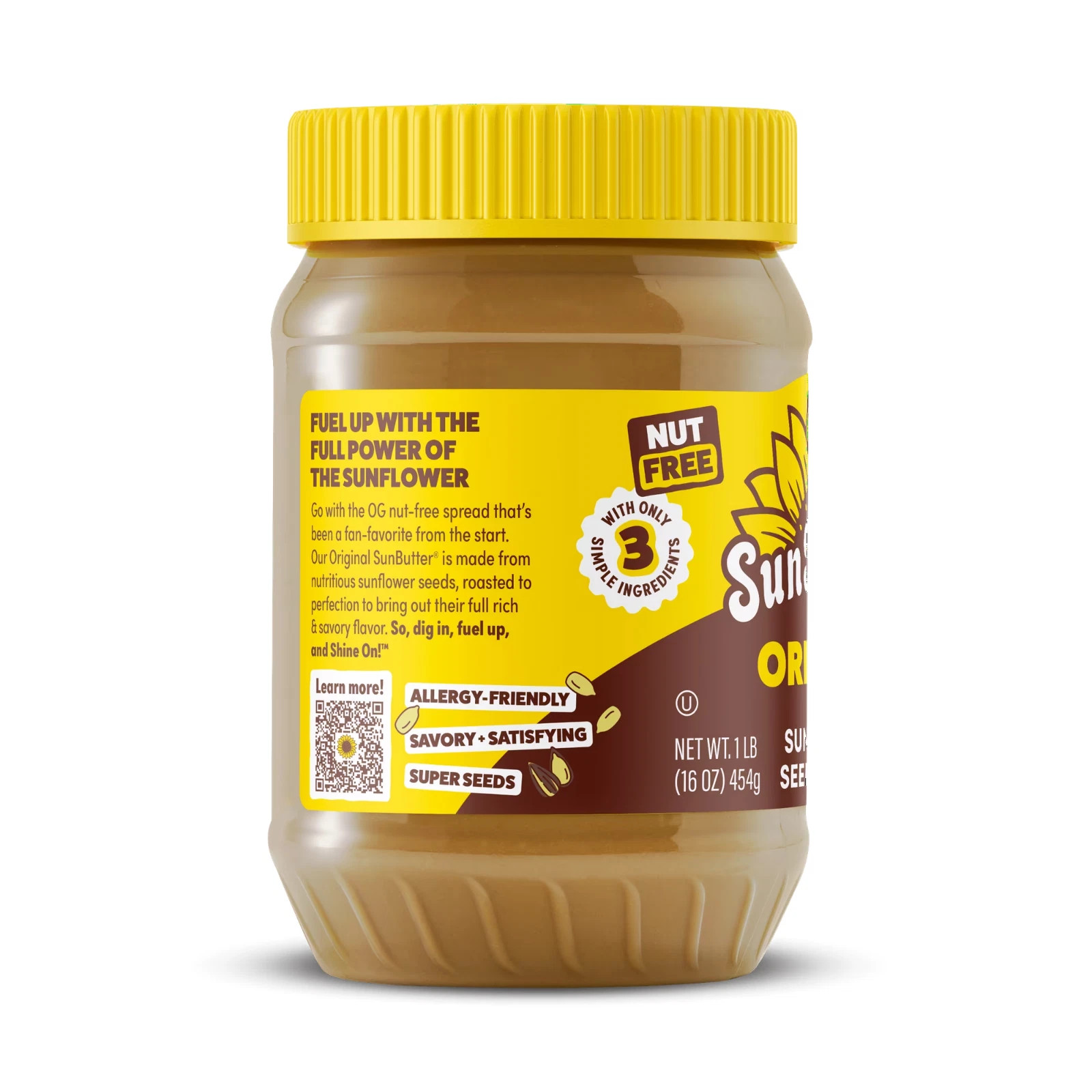 SunButter Original Sunflower Seed Butter 16 oz Jar gallery