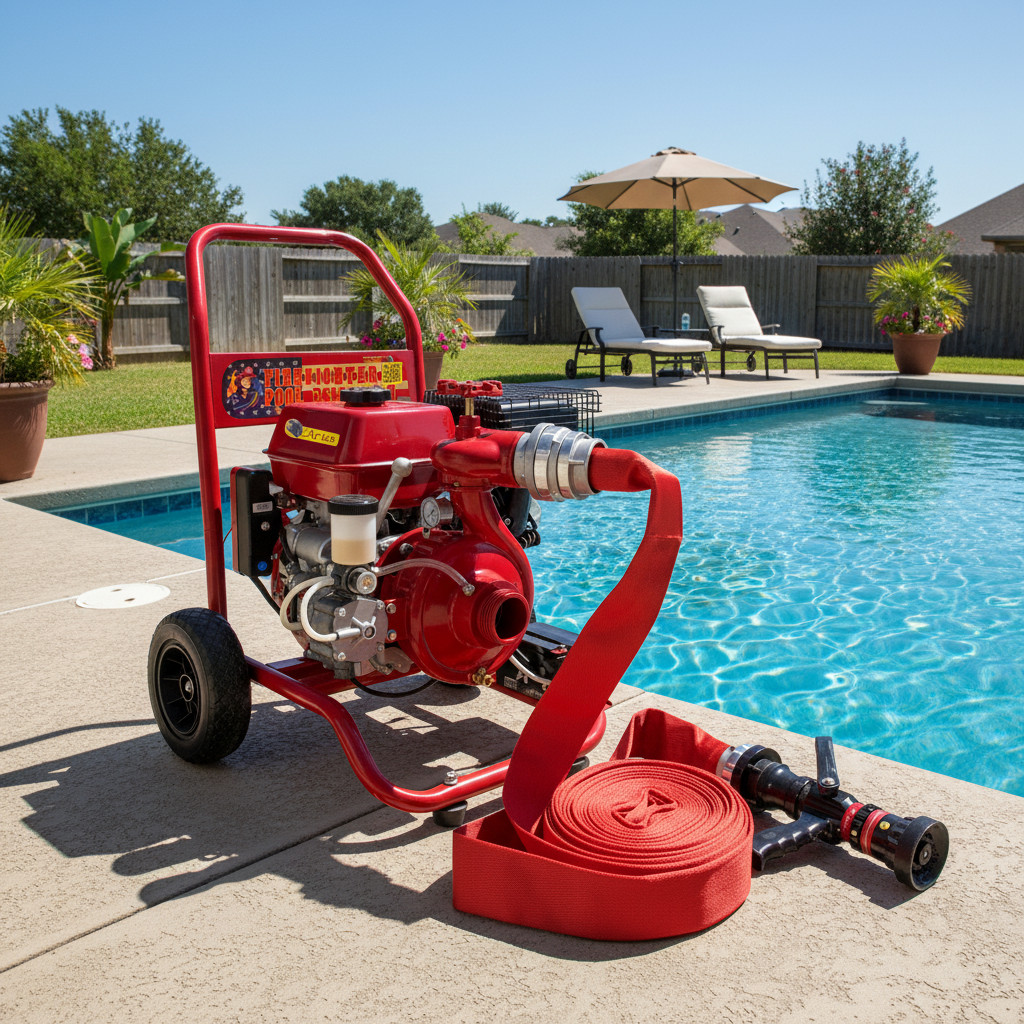 Firefighter Pool Pump – 15 HP Home Fire Pump System for Wildfire Defense gallery