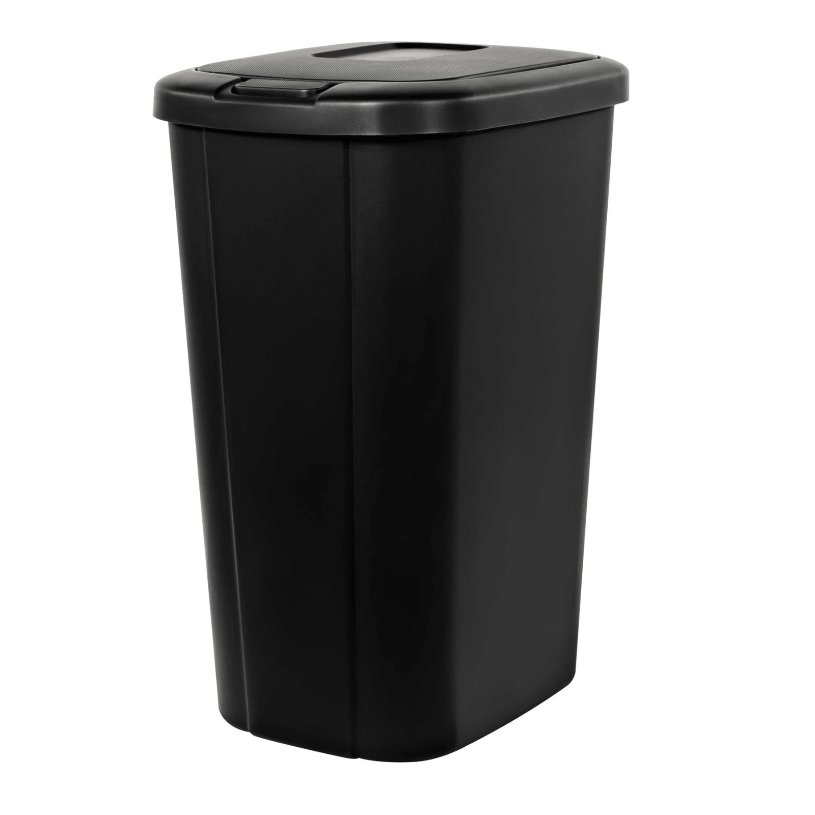 Hefty 13.3 Gallon Kitchen Trash Can Touch Top Garbage Bin Push Button Lid gallery