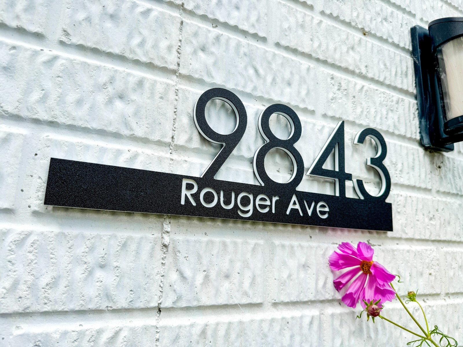 16-34 inch Modern House Address Numbers Sign For Exterior Outside Address Plaque gallery