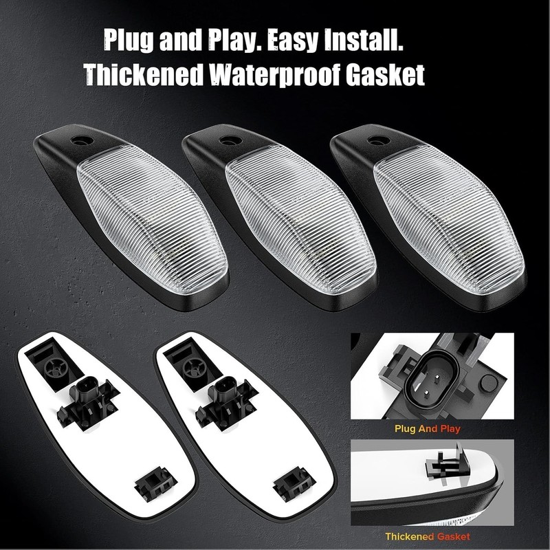 Cab Lights Compatible with 2019 2020 2021 2022 2023 2024 2025 2026 RAM 2500/3... gallery
