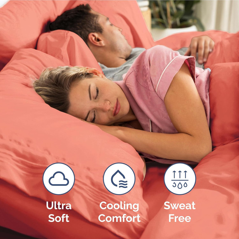 Extra Deep Pocket King Sheets - 4 Piece Breathable & Cooling Bed Sheets - Hotel gallery