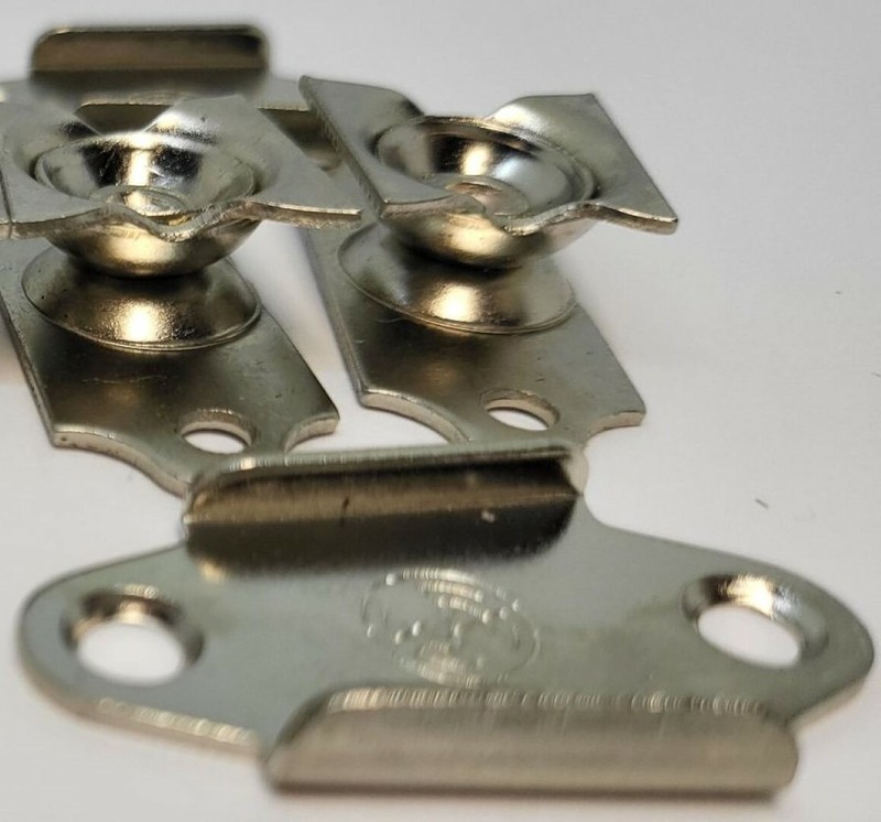 Swivel Mirror Mounting Brackets Polished Brass Nickel angle tilt art picture new gallery