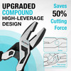 8-Inch Compound Lineman'S Pliers, Gen 2 Dual Pivot High-Leverage Design for Ultr gallery