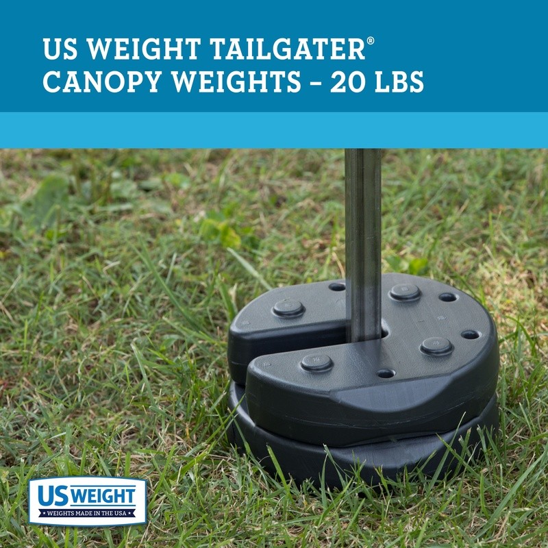 Interlocking Canopy Weights Set 20lbs Outdoor Tents Umbrellas Safety Sand Filled gallery