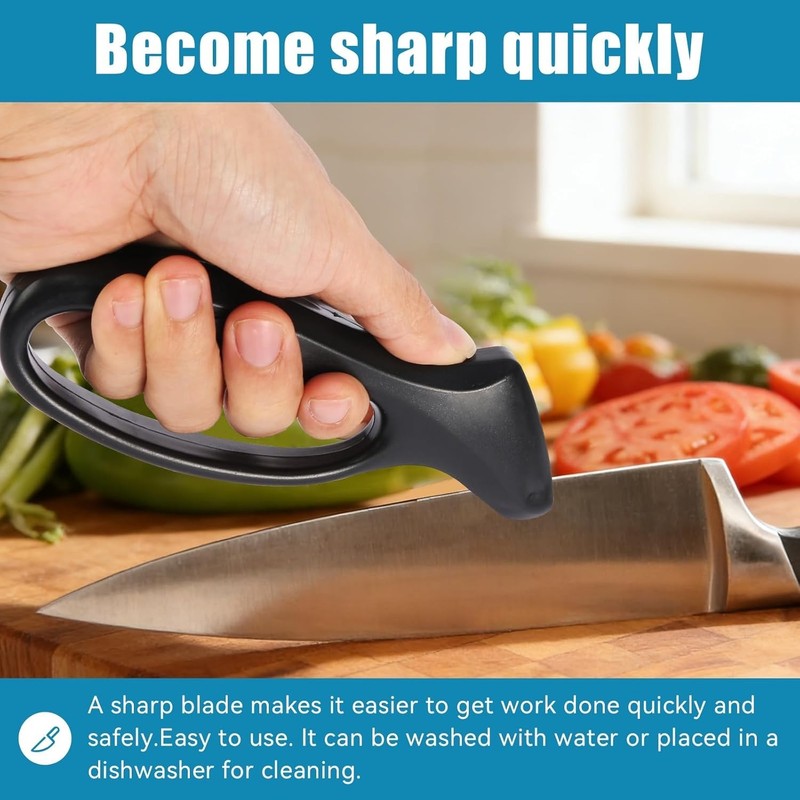 Professional-Grade Knife Sharpener Set - Fast, Easy & Portable Edge Restorer gallery