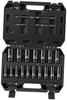 25-Piece 1/2" Drive Socket Set, Metric(10mm-32mm), 1/2" 25 PCS Metric Black gallery