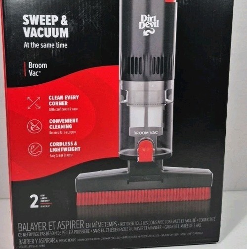 Dirt Devil Sweep & Vacuum Broom Vac - BD45000V - NEW gallery