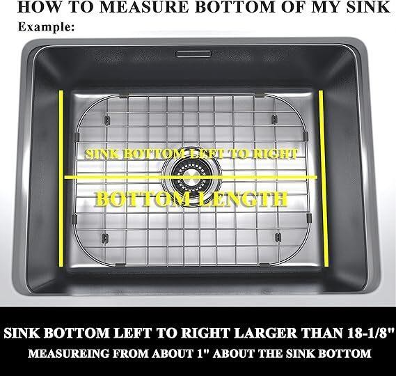 Stainless Sink Grid 26" X 14-1/8", Centered Drain with Corner Radius 3-1/2" gallery