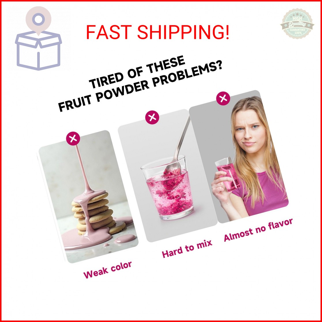CCNature 4oz Dragon Fruit Powder, Pitaya powder | Natural food coloring | Great gallery