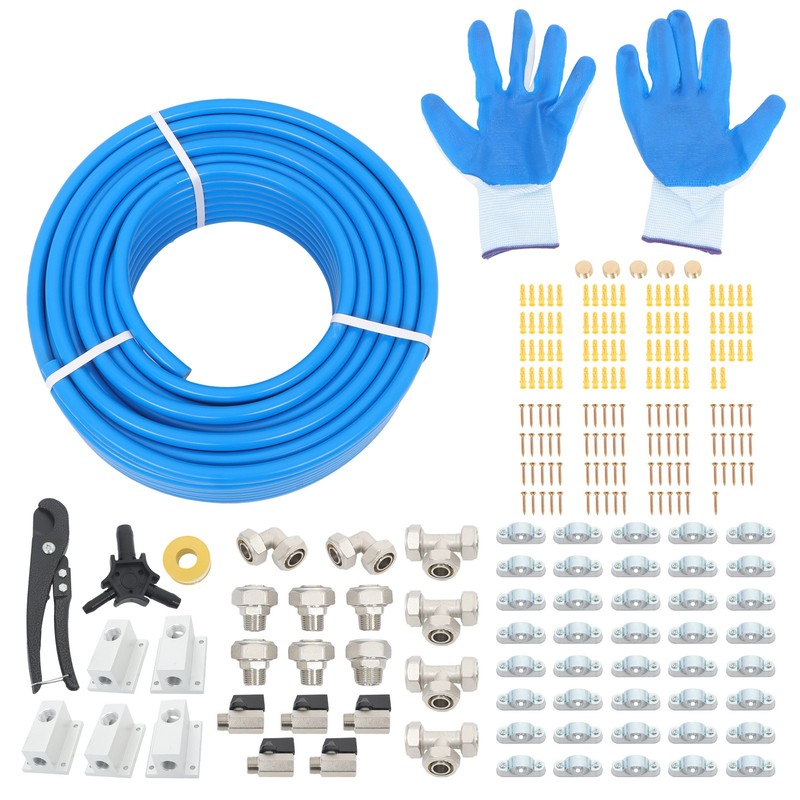 Compressed Air Line Kit 3/4” × 200FT, Shop Air Line Kit, Shop Air Compressor gallery