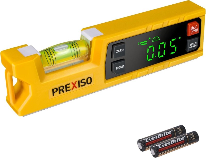 Magnetic Digital Level Digital Protractor 7" Angle Finder 0-90° 0-180° w/Bubbles gallery