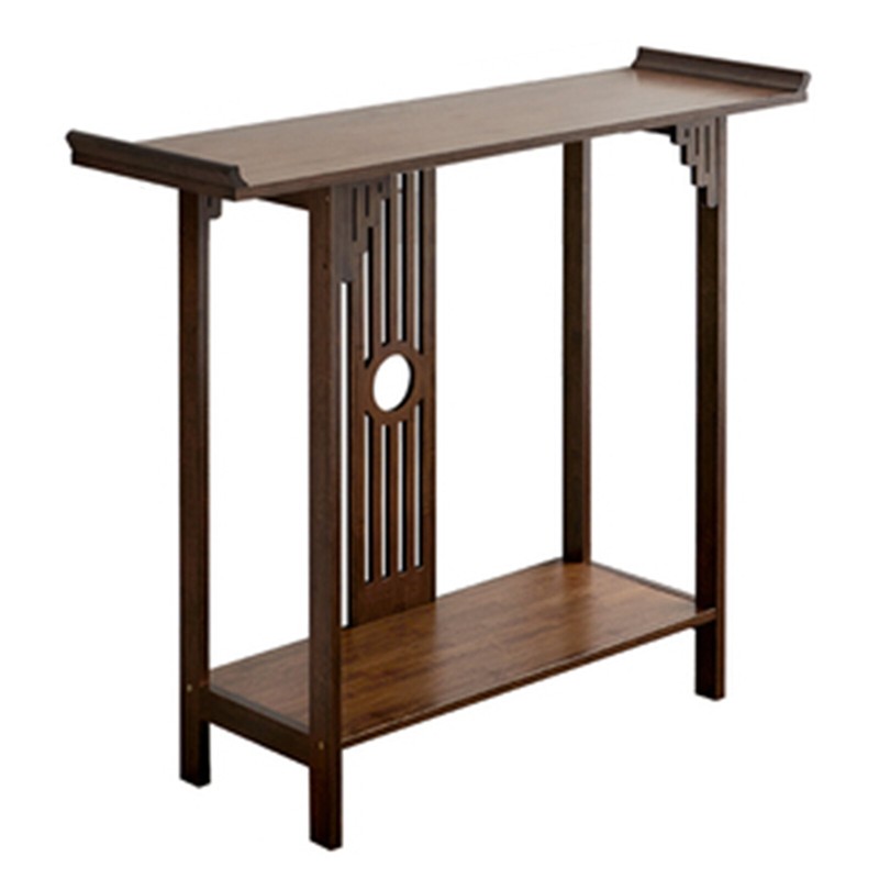 102*29*83cm Console Table Long Sofaside Table Plant Photo Display Storage gallery