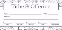 OFFERING ENVELOPE-TITHE & OFFERING (PACK OF 100)