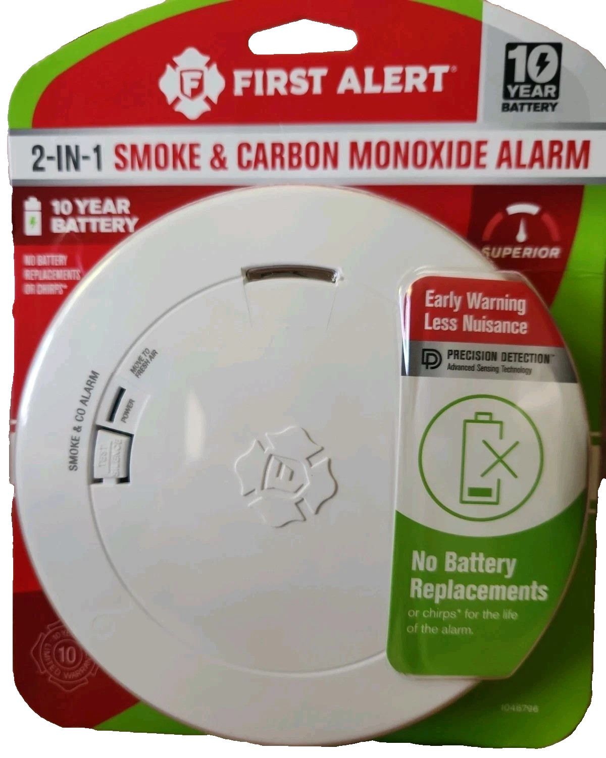 First Alert ~ 2-in-1 Smoke & Carbon Monoxide Alarm ~Superior~ 1046796 ~ NEW! gallery