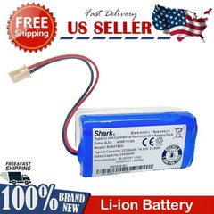 Original Li-ion Battery Replacement for Shark Robot Vacuum Cleaner 2550mAh