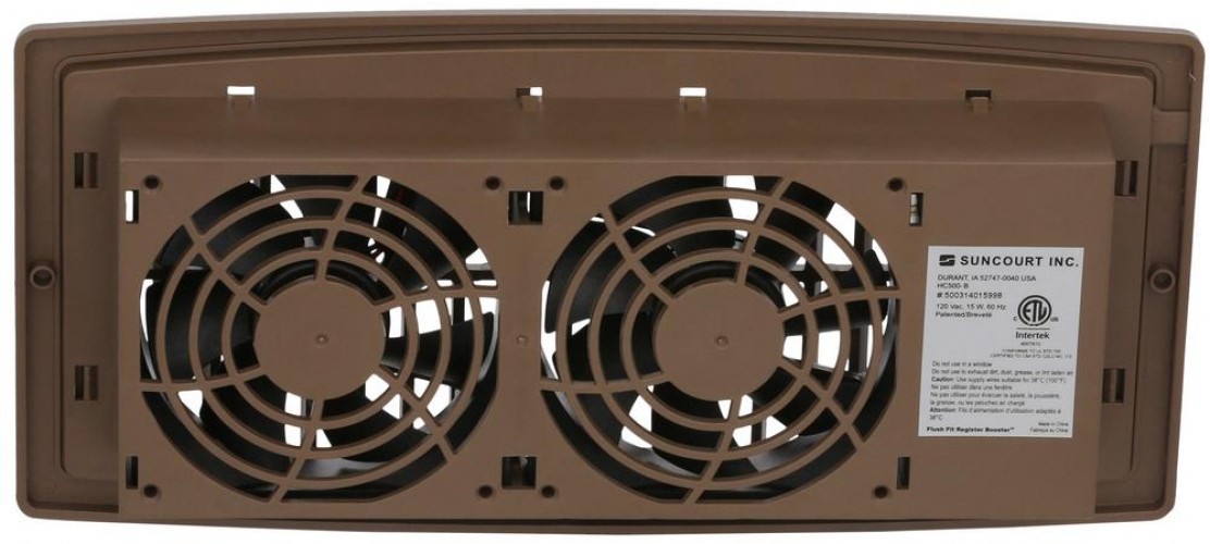 Register Booster Fan Flush Fit Brown Forced Air Systems Helps Boost Air Flow gallery