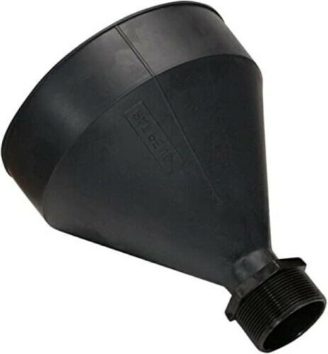 55 Gallon Barrel Funnel Threaded for Drums W/ 2" Bung Opening 3 Quart Black NEW gallery