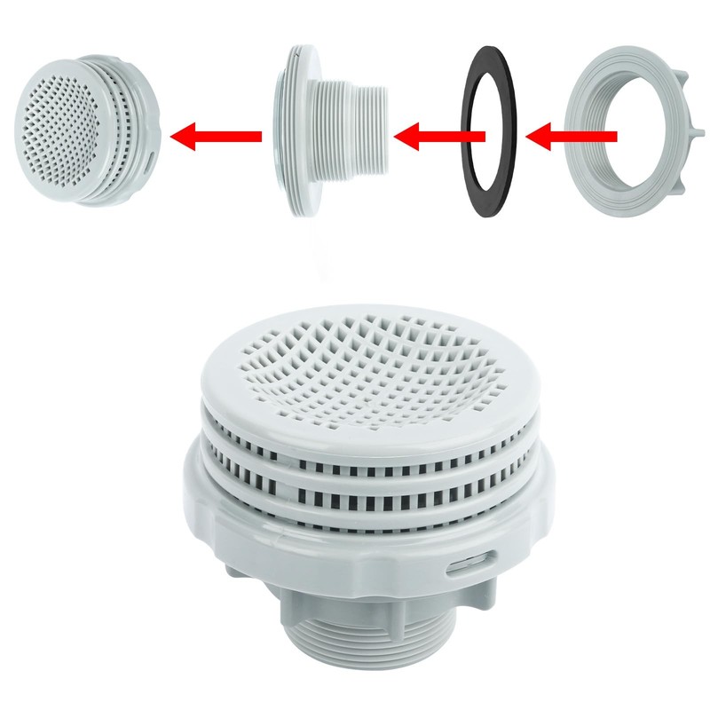 Pool Strainer Connector Kit for Intex Above Ground Hose Replacement, 4 Pieces gallery